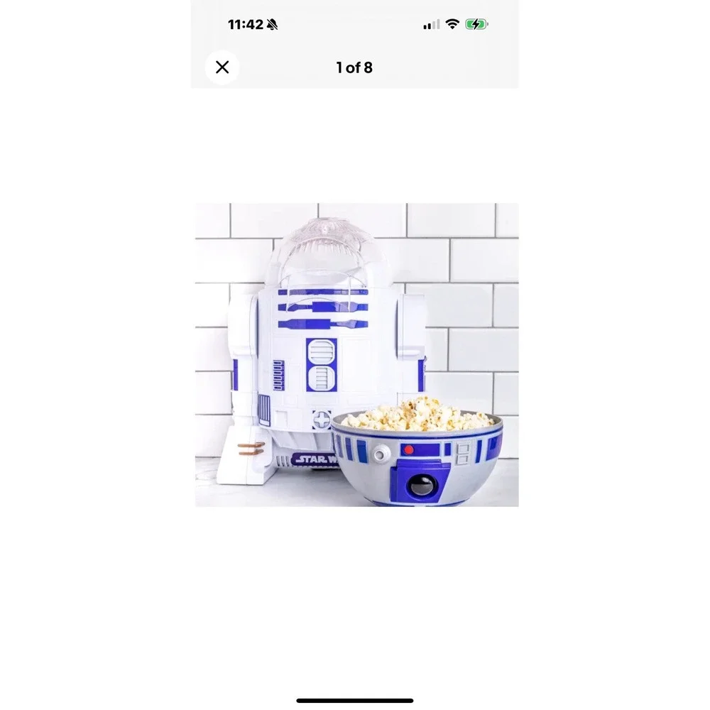 Star Wars R2D2 Popcorn Maker Fully Operational Droid Kitchen Appliance Brand New